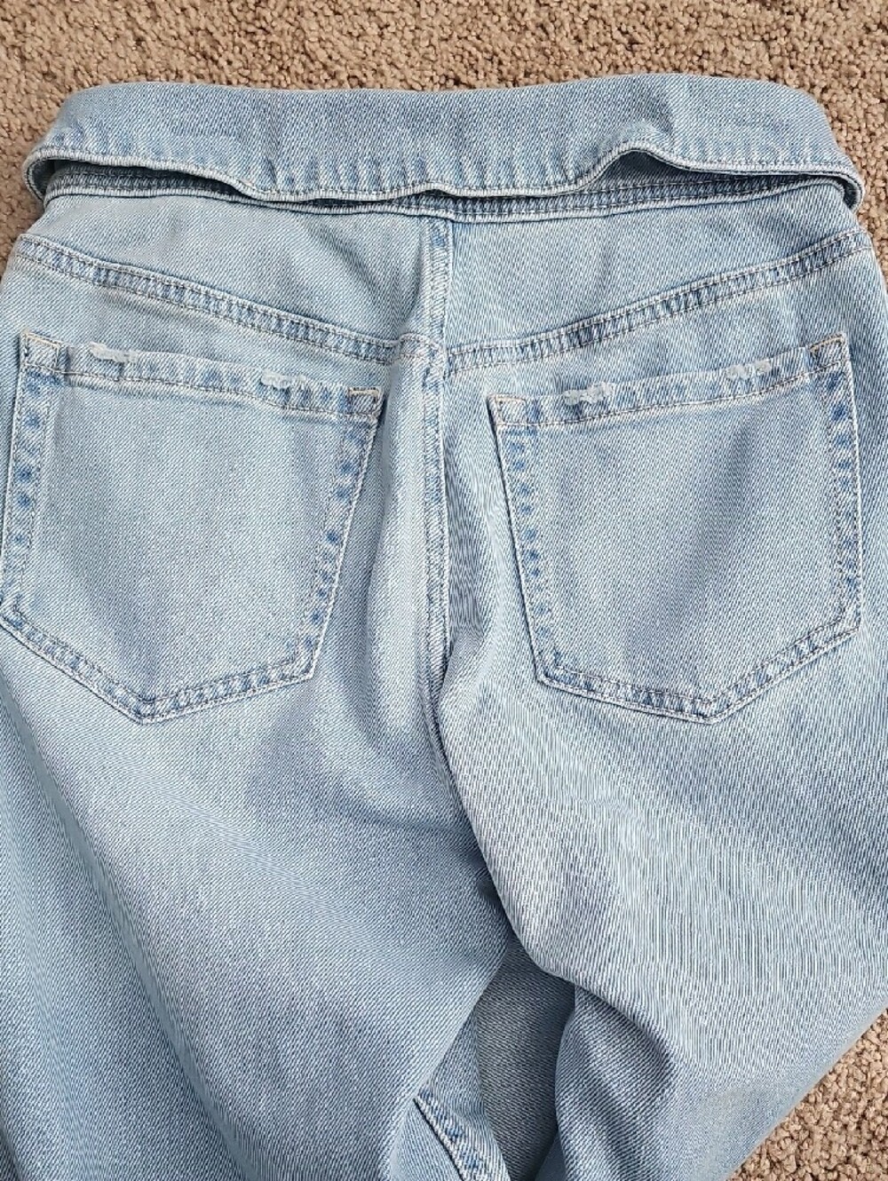 Hollister Light Blue Straight Leg Women's Jeans - Picture 3 of 3